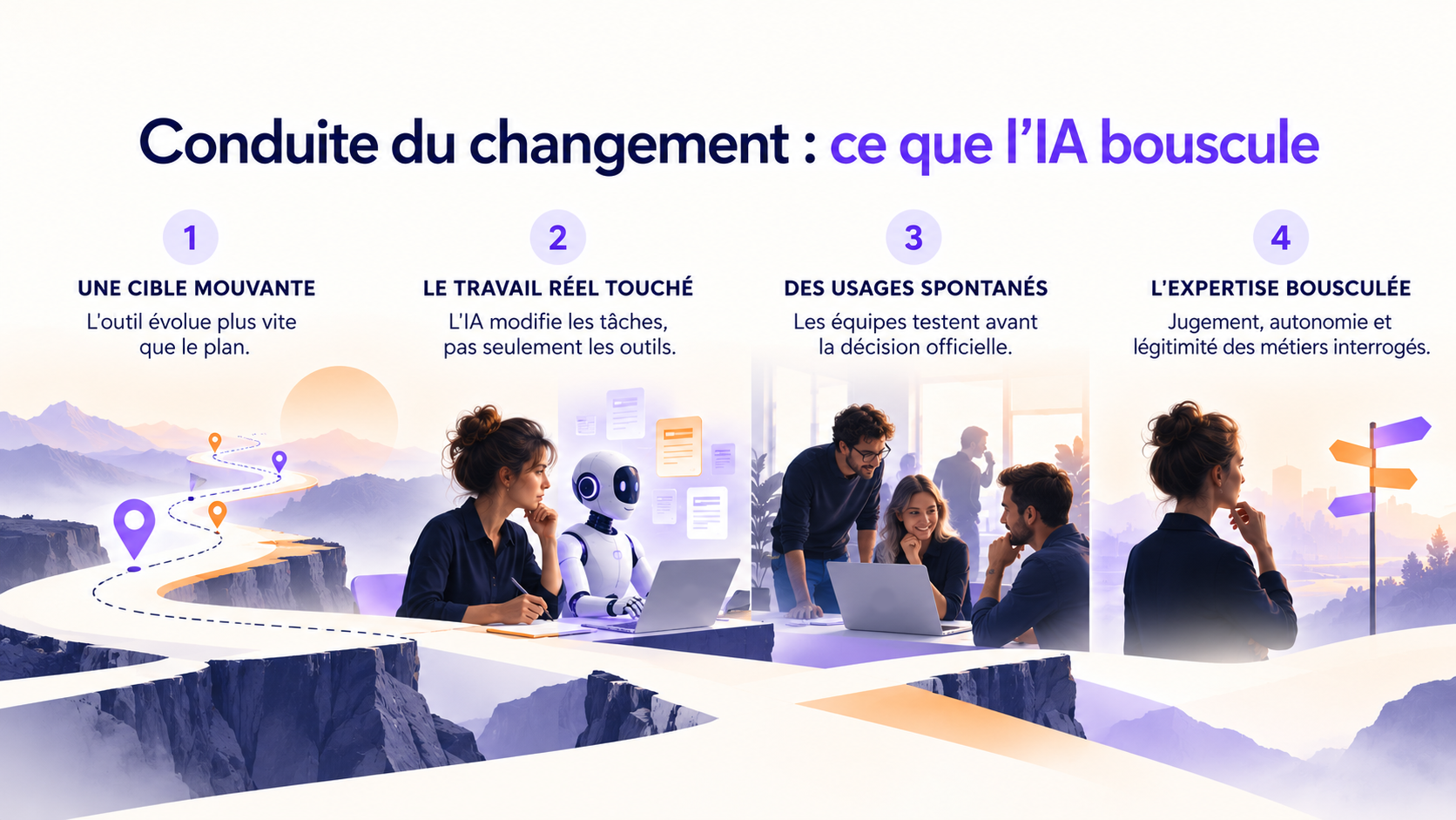 Conduite du changement et IA : pourquoi les méthodes classiques ne suffisent plus